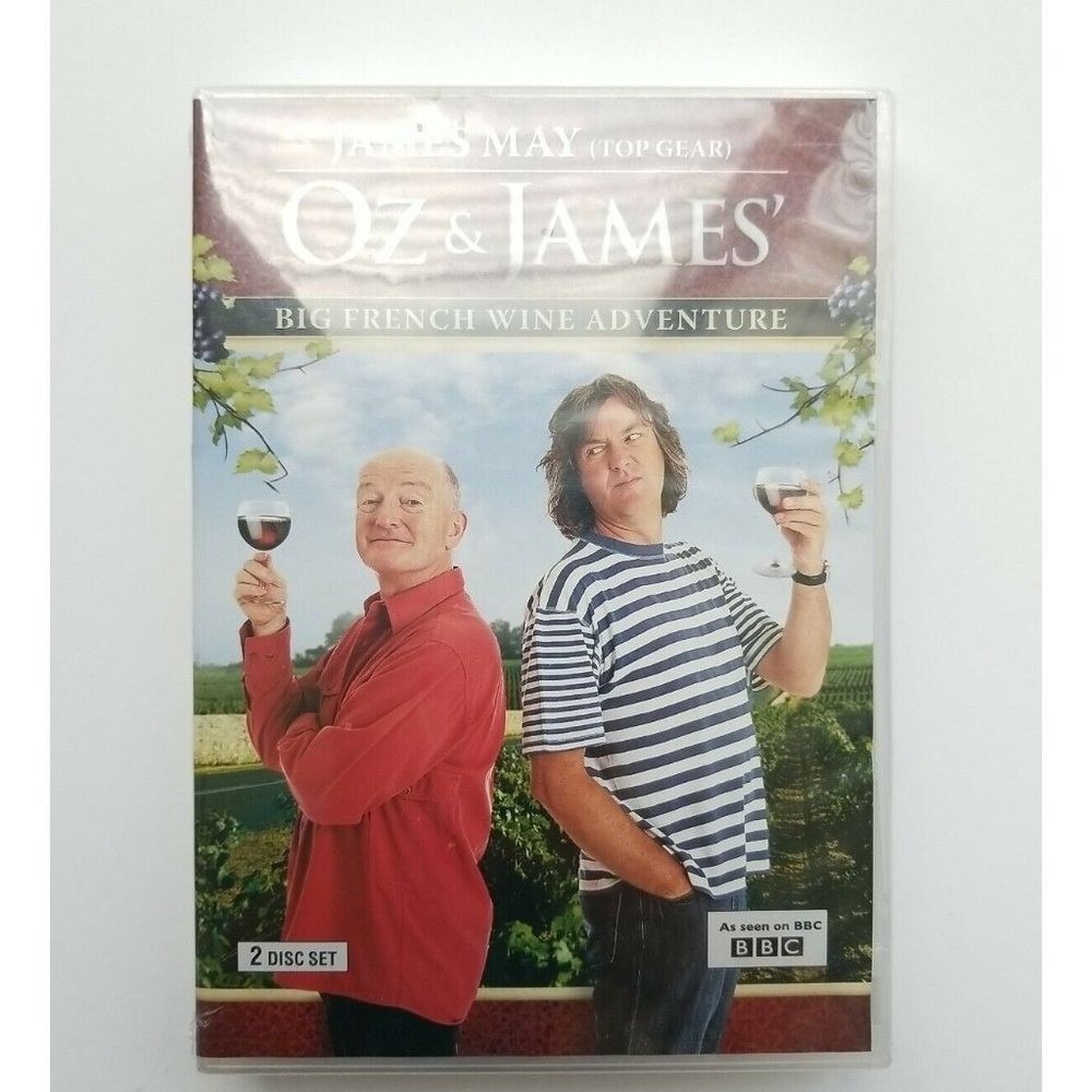 New - Oz & James Big French Wine Adventure DVD Set James May Clarke BBC Sealed